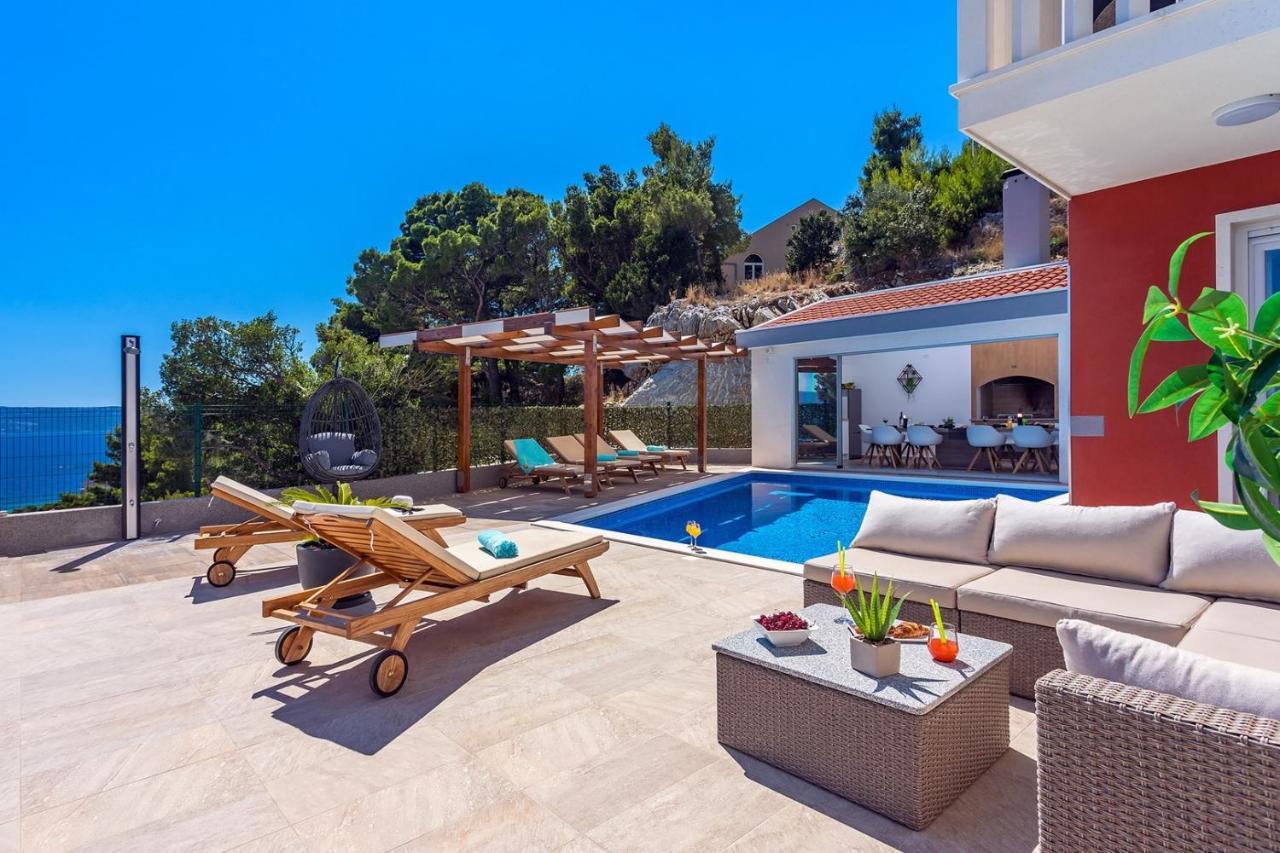 Villa Matan - Only 200M From The Sandy Beaches, Private 28M2 Pool Omiš Exterior foto